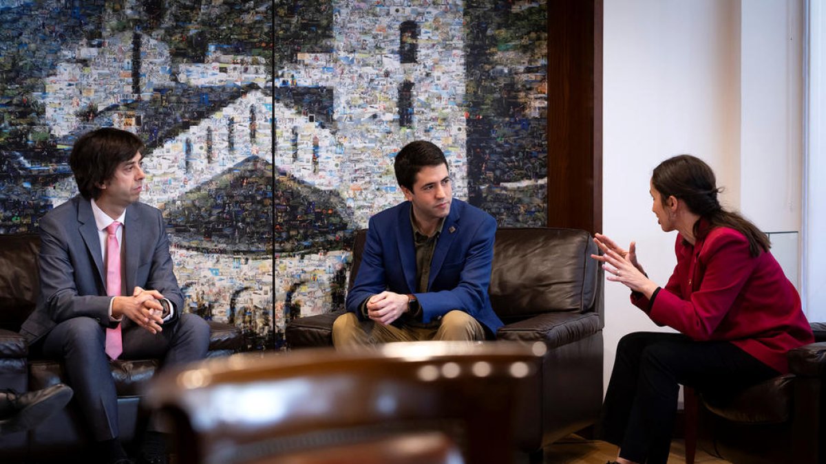 Trobada dels cònsols amb l'alcalde de la Seu.