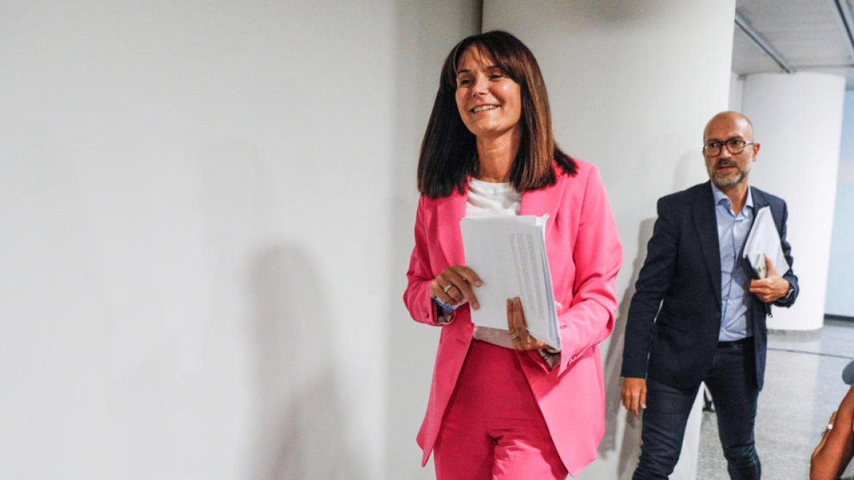 Bonell després d'una roda de premsa.