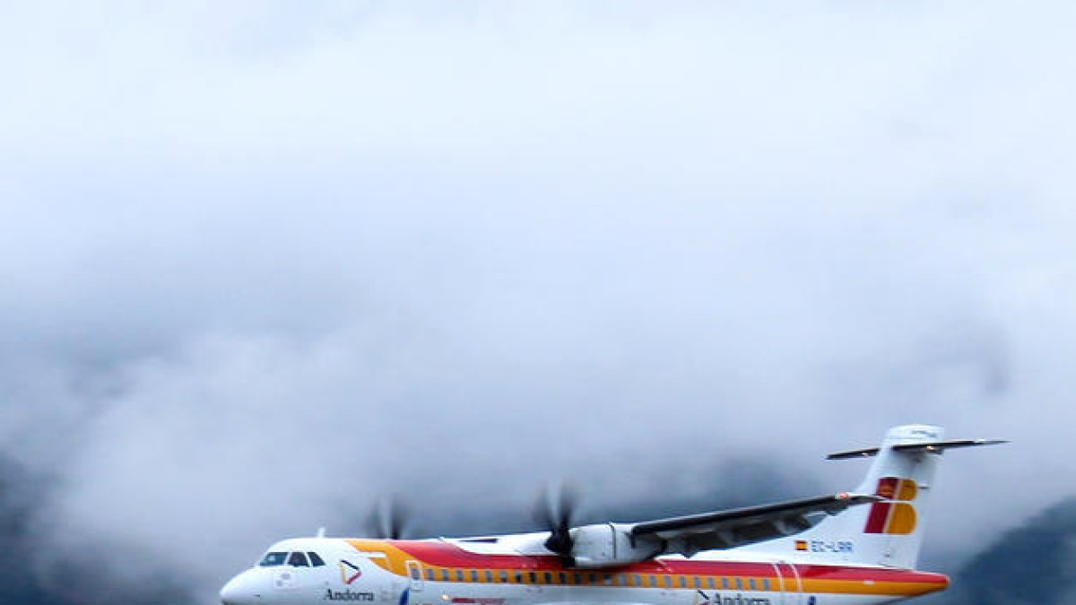 Un avió d'Air Nostrum.