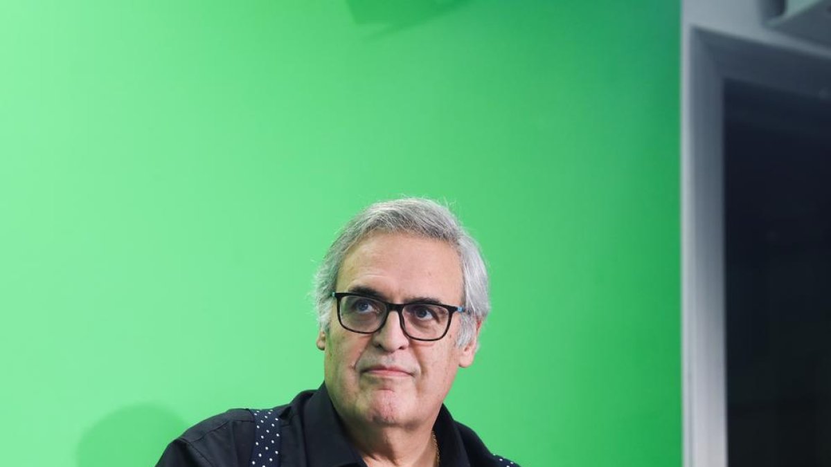 Jacint Risco durant l'entrevista al programa 'Parlem-ne'.