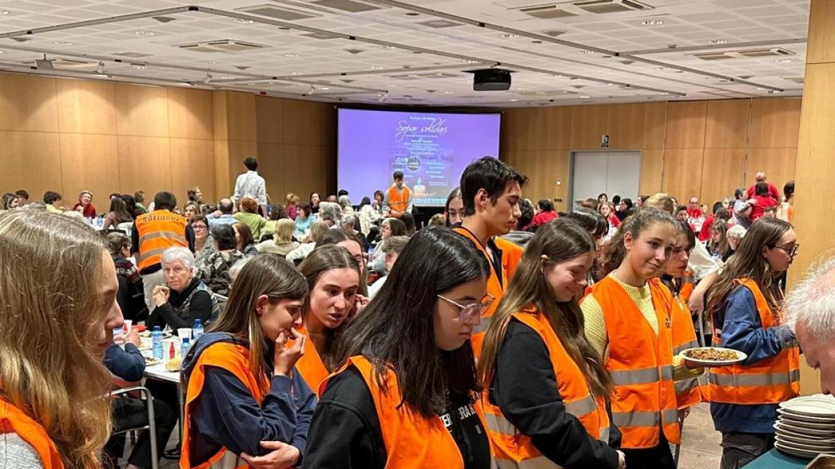 Sopar solidari organitzat el 7 de març