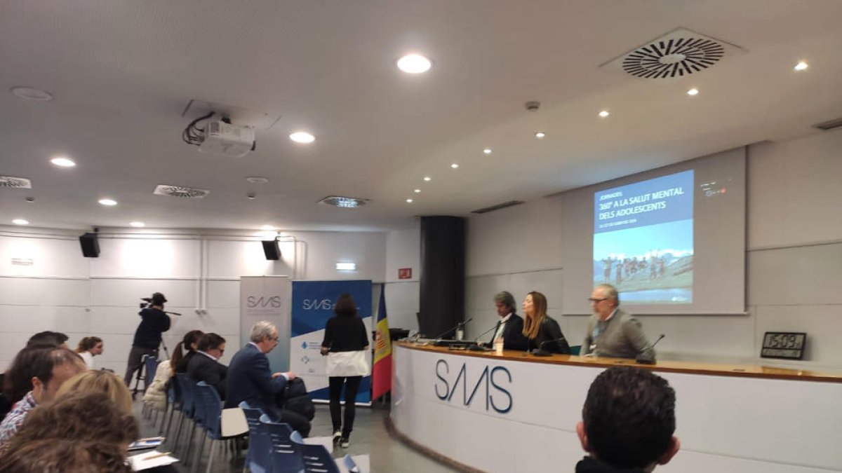 lnauguració de les Jornades de Salut Mental.