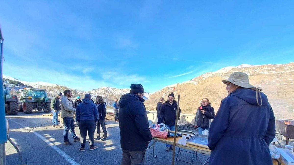 Els agricultors francesos aquest matí