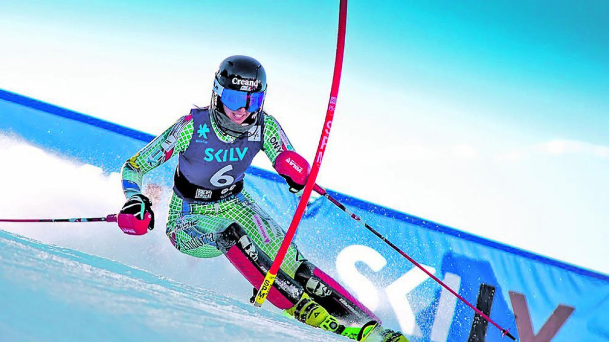 Carla Mijares a la cursa de Val di Fassa.