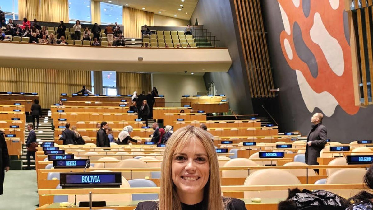 La secretària d'Estat Cadena, a l'ONU.