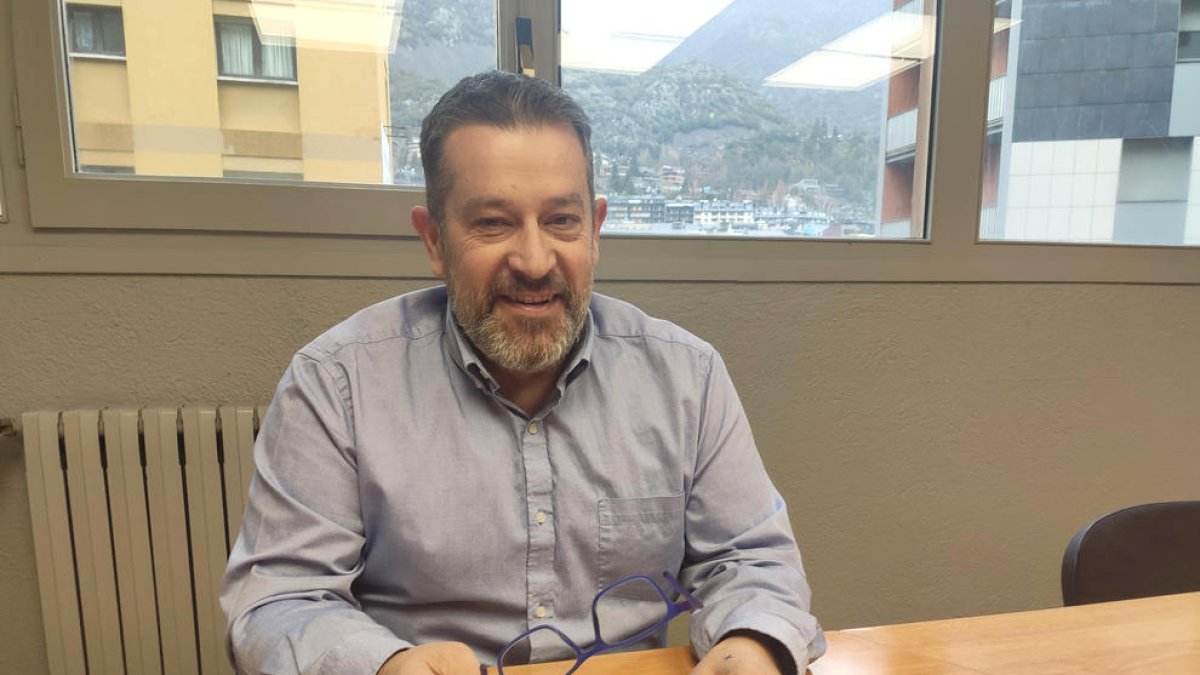 El president del Col·legi de psicòlegs, Òscar Fernández.