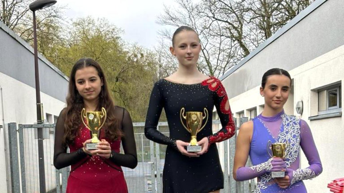 Andrea Pazos, a la dreta, va ser tercera.