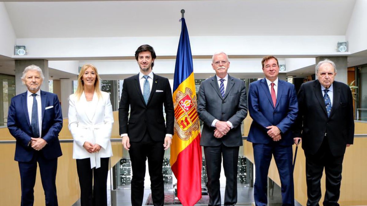 Visita del Tribunal Constitucional al Consell General, l'any passat.