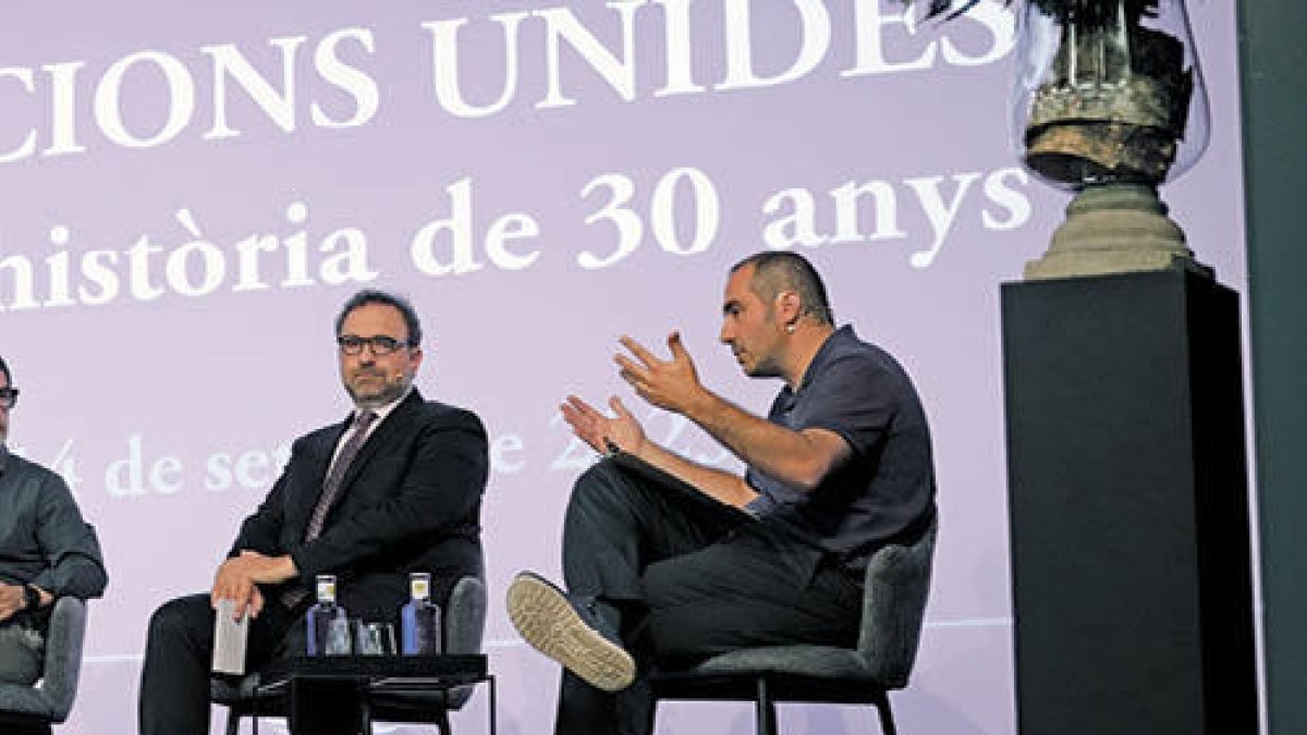 Juli Minoves durant una taula rodona organitzada el passat setembre.