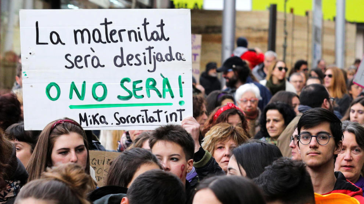 Una manifestació pel dret a l'avortament.