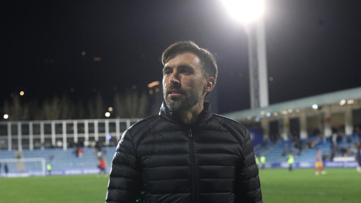 Sarabia, durant el partit de dilluns.