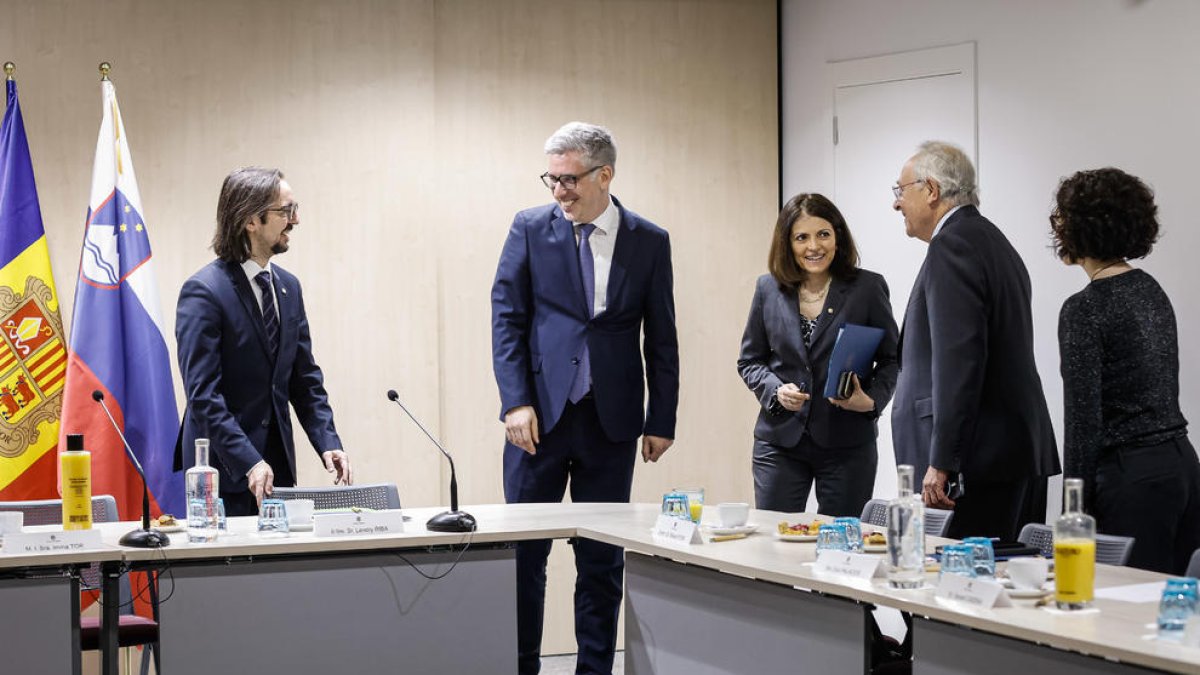 Visita del secretari d'Afers Europeus