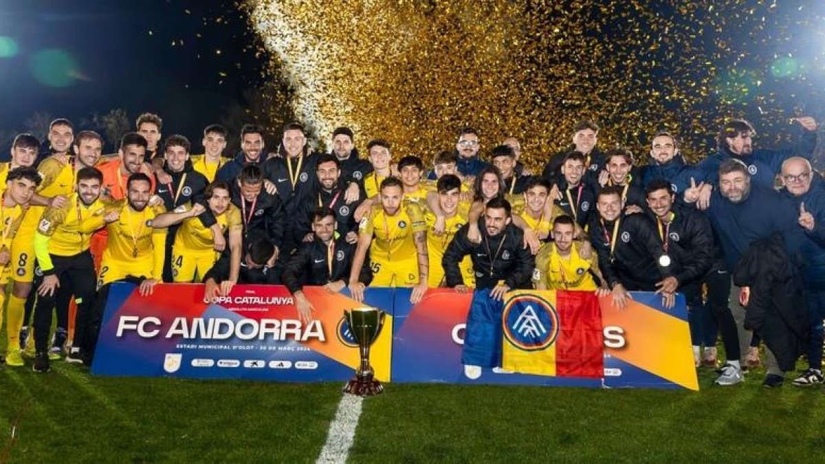 L'FC Andorra guanya la Copa Catalunya als penals