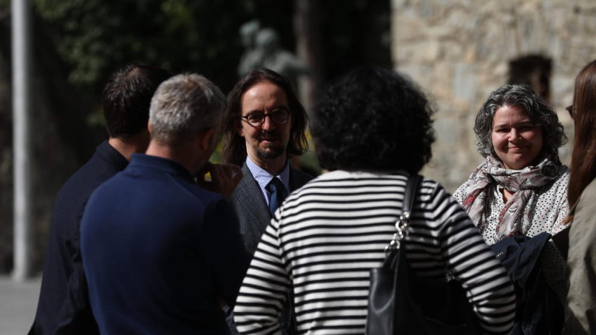 El secretari d'Estat d'Afers Europeus, ahir.