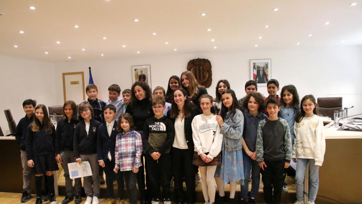 El consell d'infants de la capital.