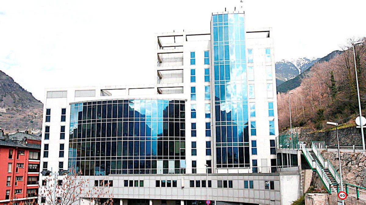 El despatx de la policia.