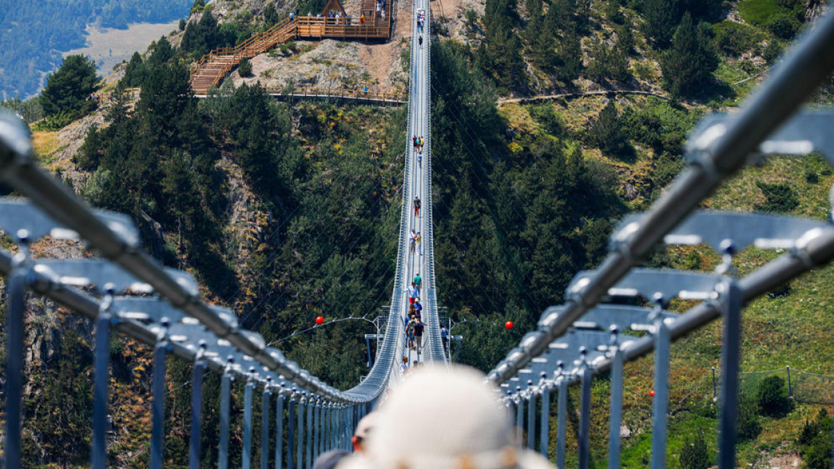 El pont tibetà de la vall del Riu.