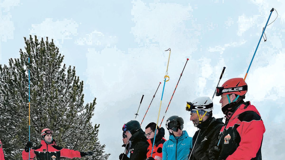 Nou simulacre nacional d'allaus a les pistes d'esquí