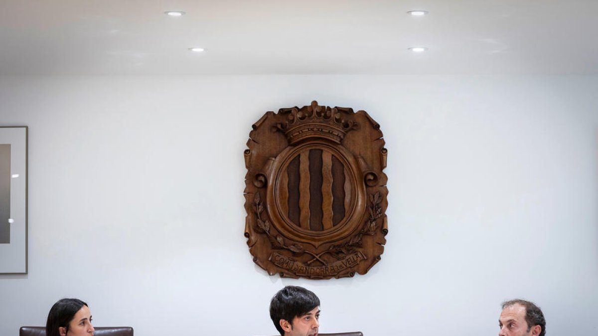 Sessió d'ahir de consell de comú.