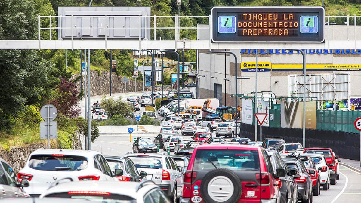 Retencions de vehicles a la xarxa viària del Principat.