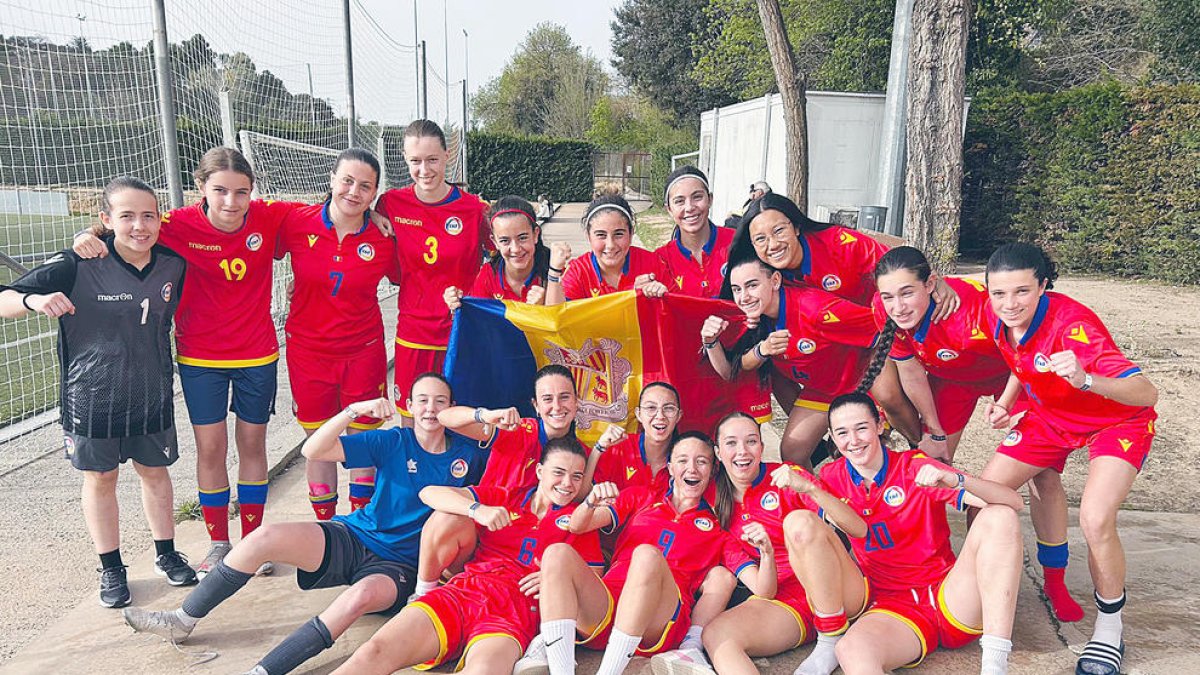 Les jugadores de la selecció sub 19.