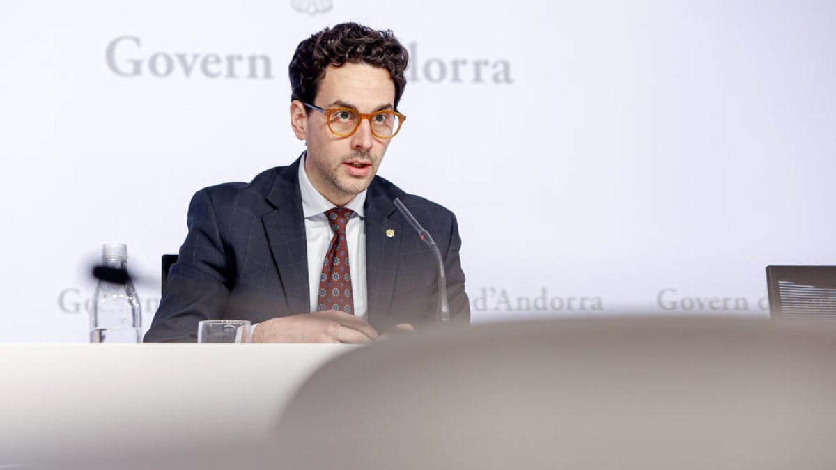 Guillem Casal en roda de premsa