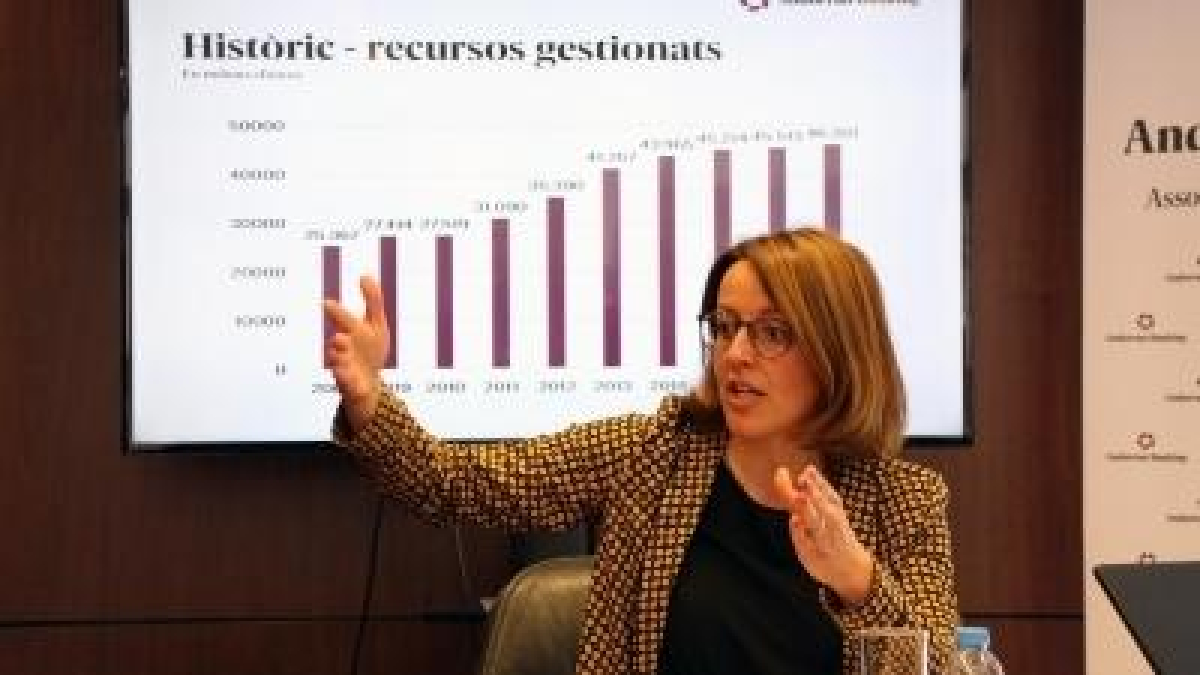 La directora general d'Andorran Banking, Esther Puigcercós.