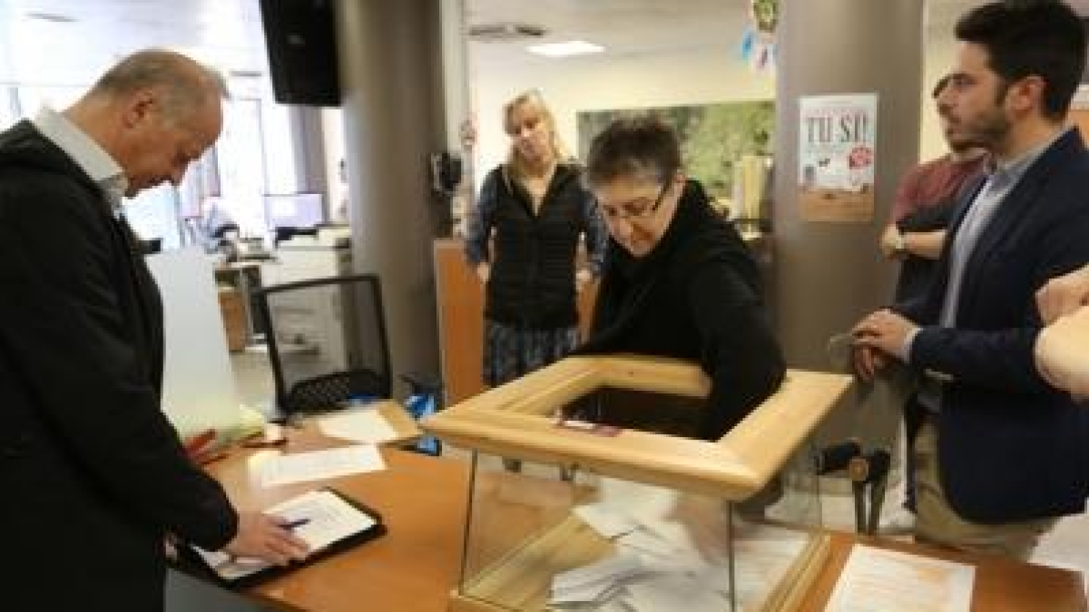 El procés d'elecció dels representants dels ciutadans que ha tingut lloc aquest dilluns
