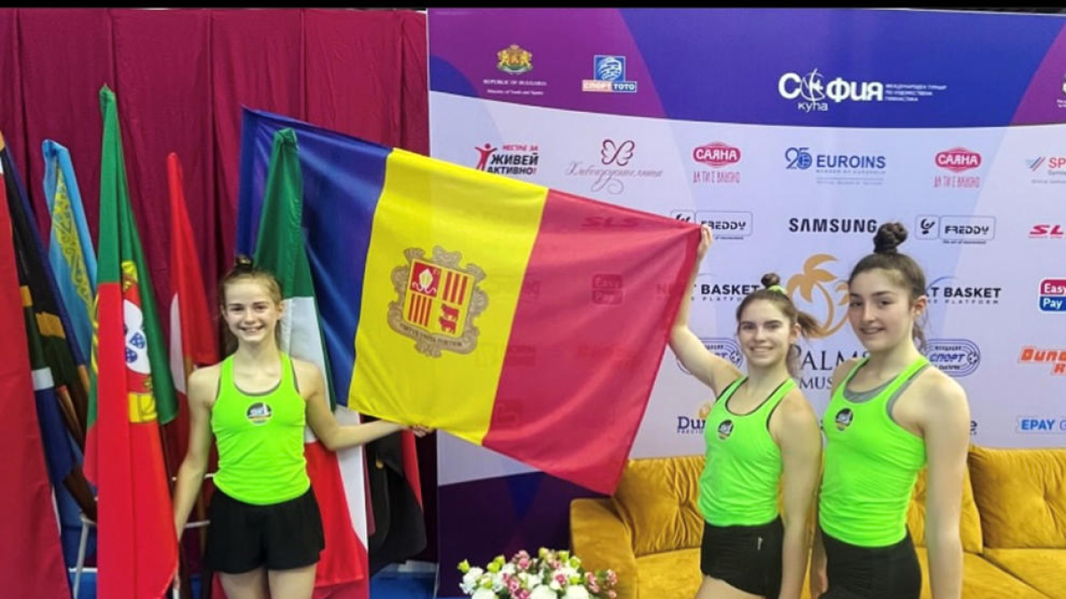 Bons resultats de les gimnastes de la federació.