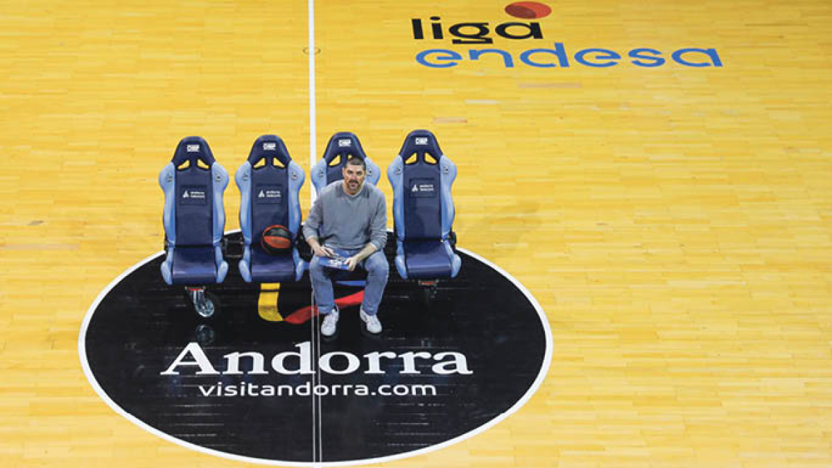 ‘Chechu’ Bermudo, al Poliesportiu d’Andorra.