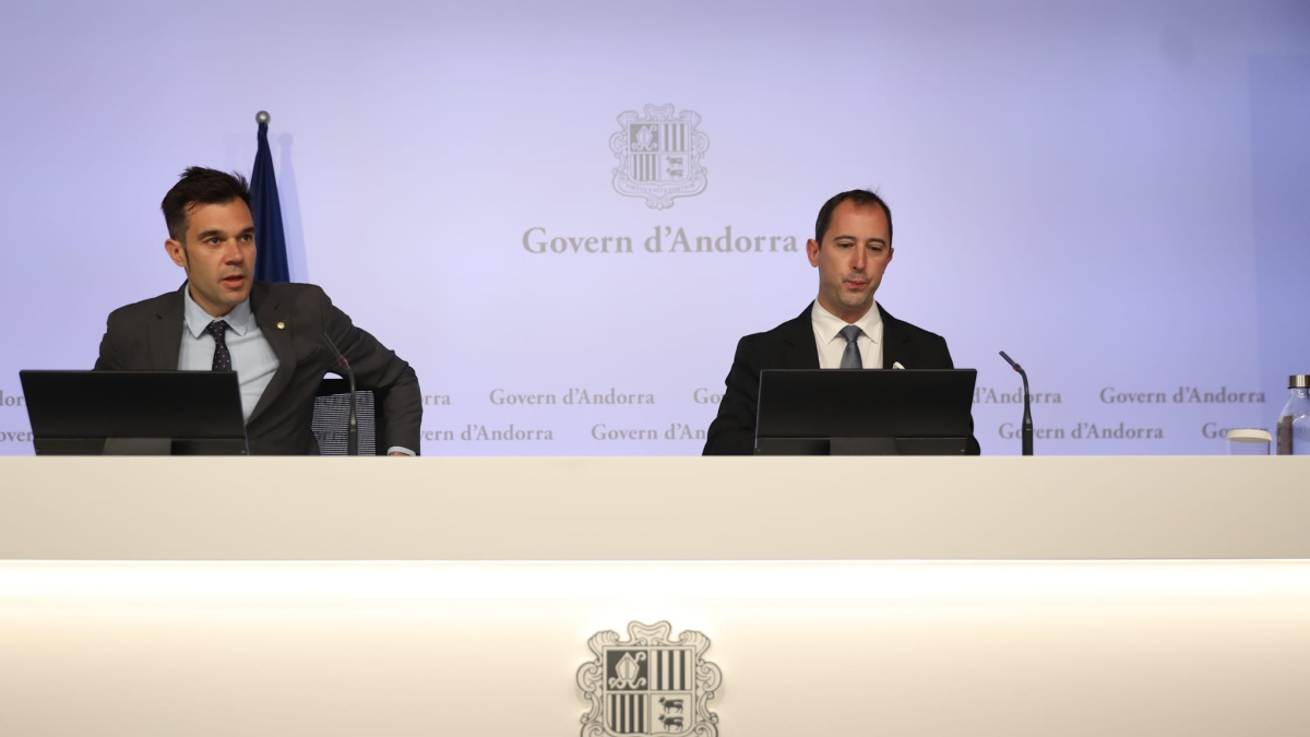 David Forné i Carles Miquel a la presentació dels plans