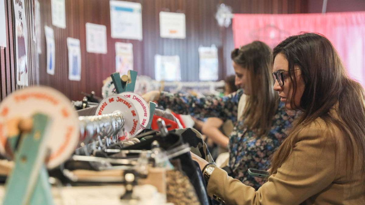 Visitants gaudint del VIDE Dressing