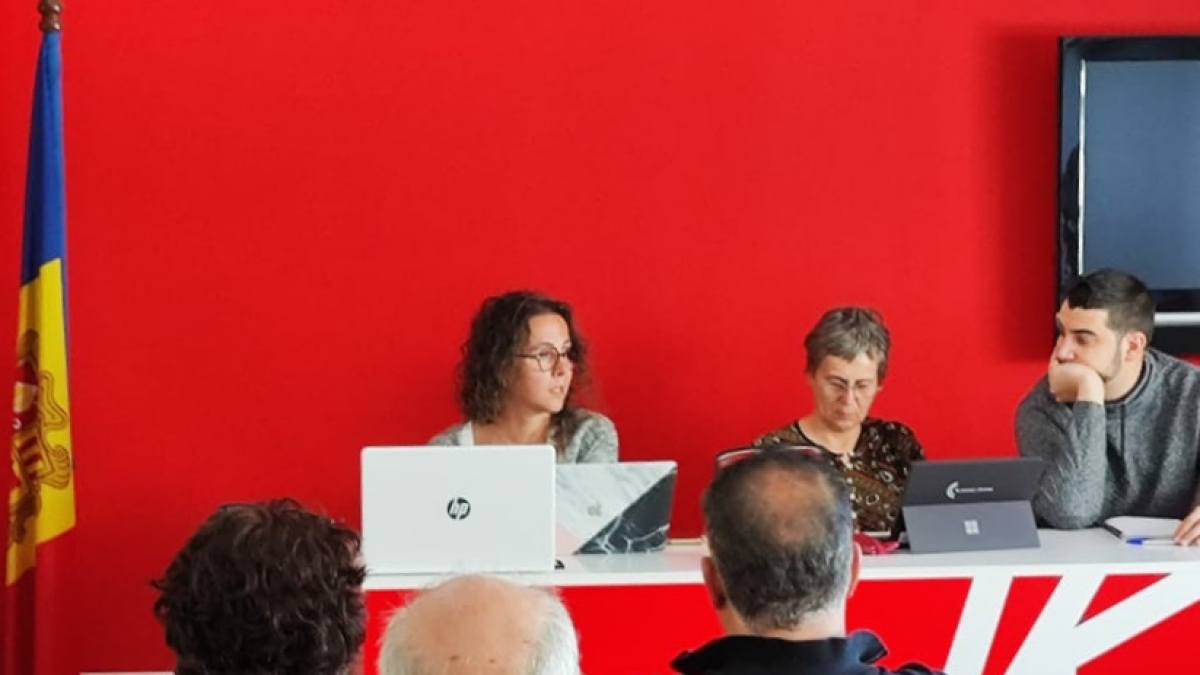 Un moment de la jornada formativa, ahir