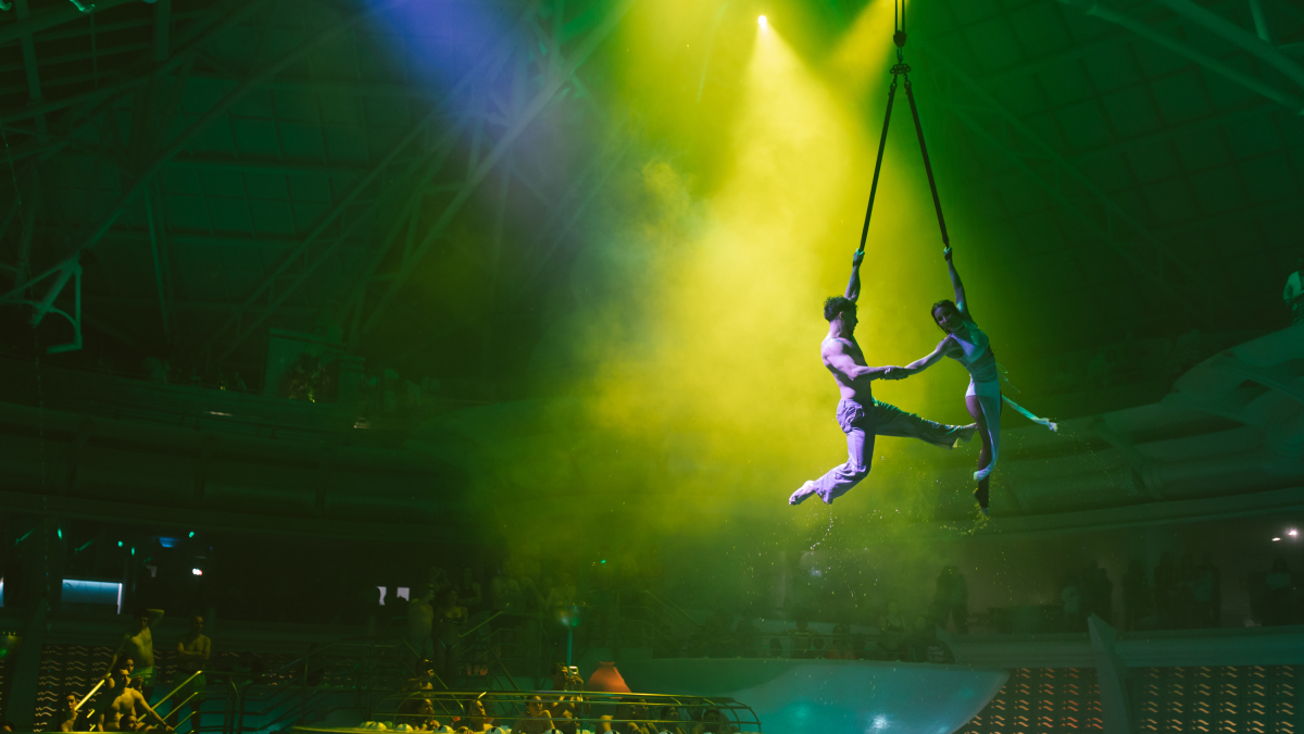 Un dels espectacles que ha ofert Caldea aquest hivern