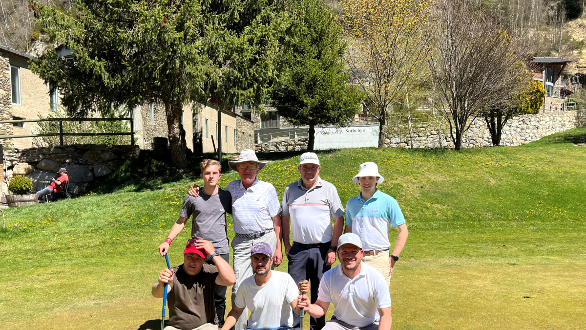 L’equip andorrà present a Oller del Mas.