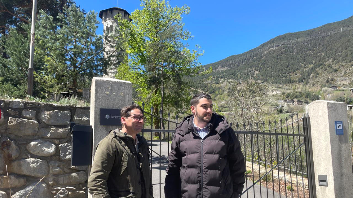 Baró durant les declaracions d’ahir al migdia.