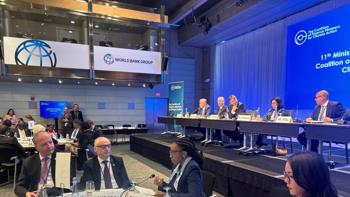 en l'onzena reunió de la Coalició de ministres de Finances per a l'Acció climàtica