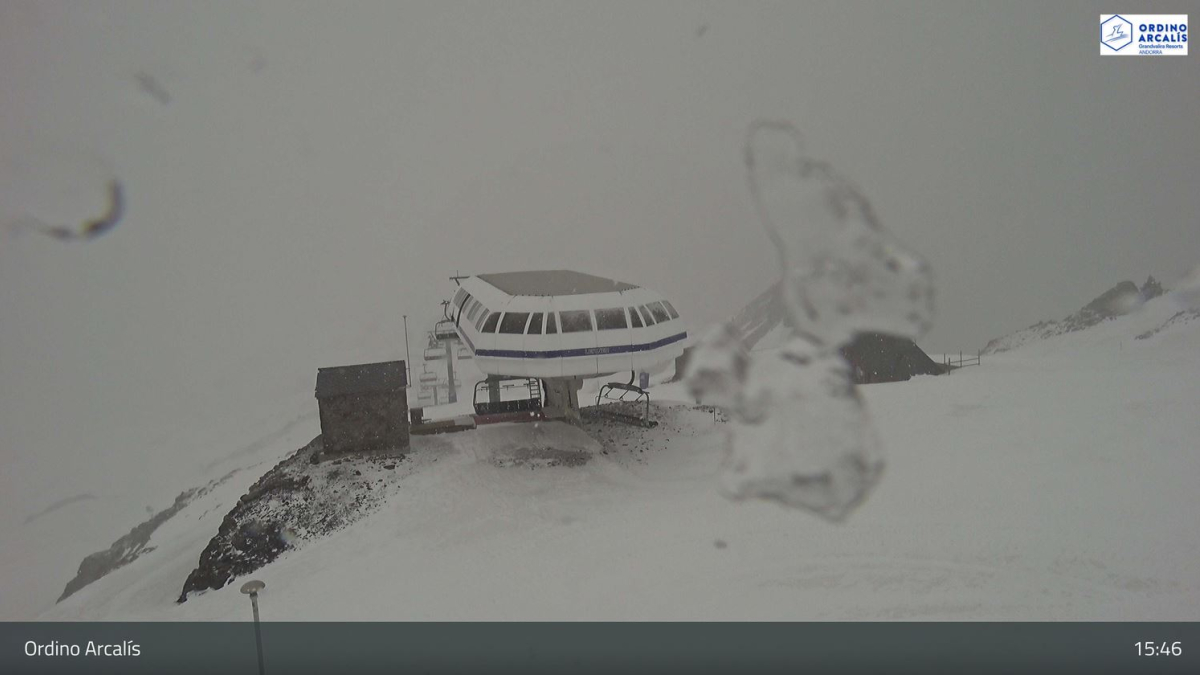 Arcalís nevada aquesta tarda