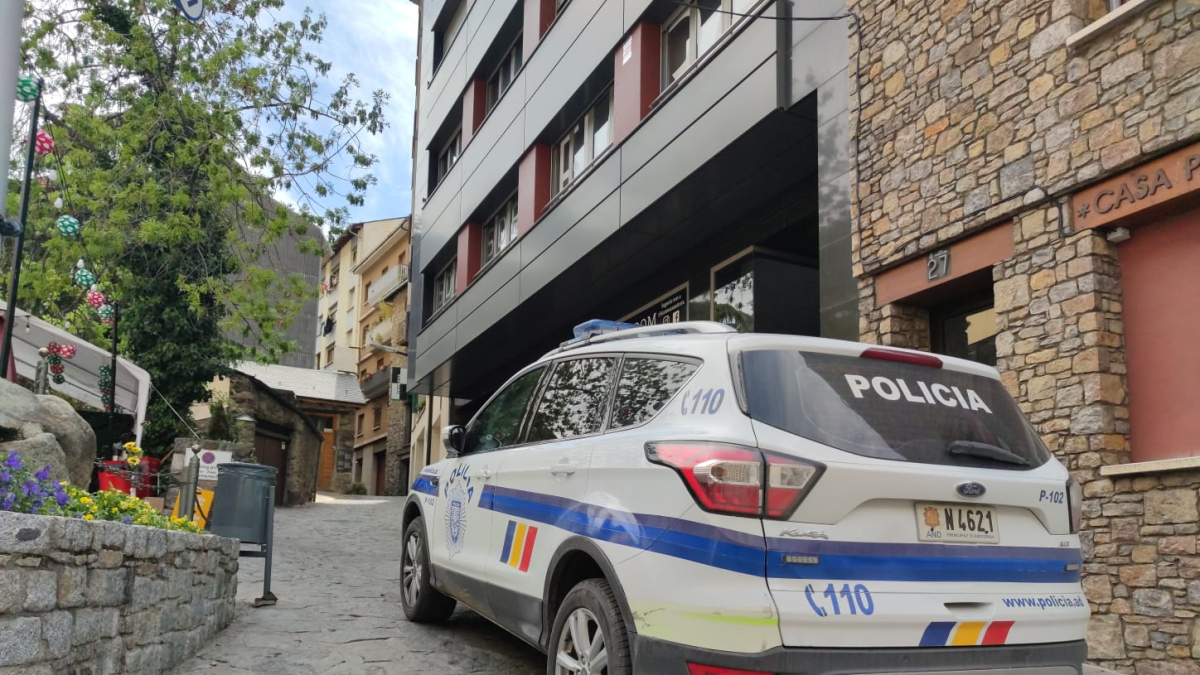 Un cotxe de la policia