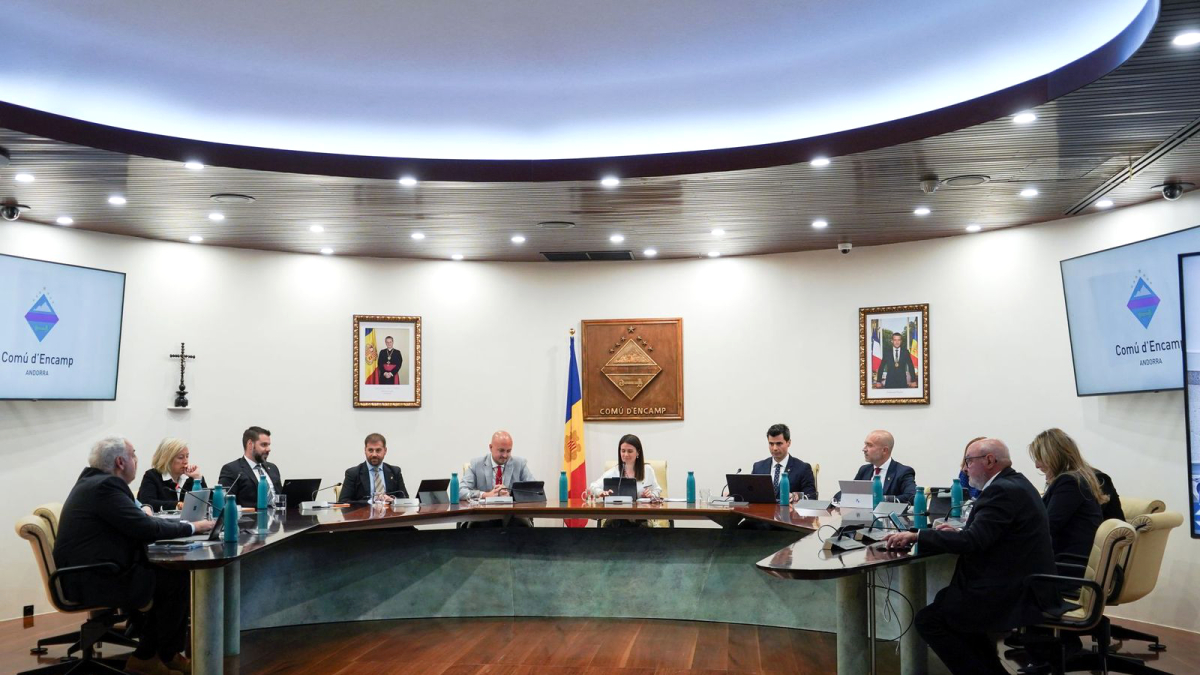 Sessió d’ahir del consell de comú.