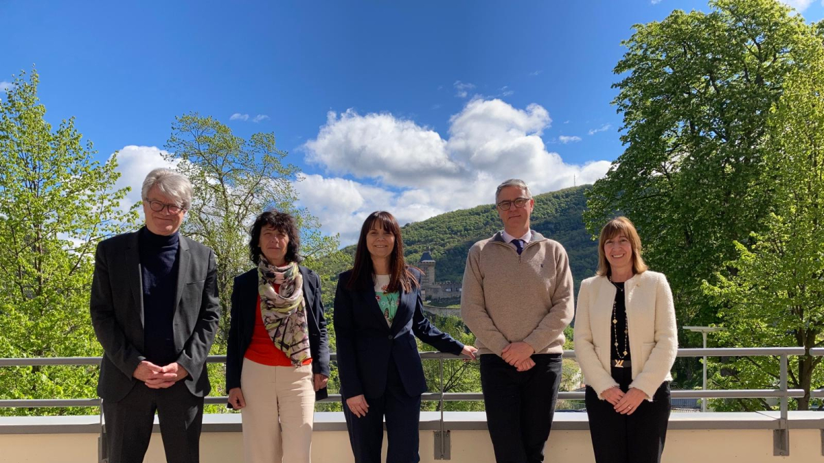 La visita a Foix per part del Comitè de Pilotatge