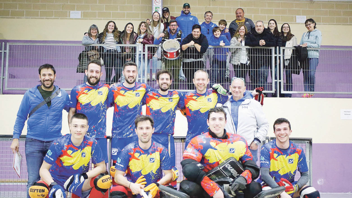 Victòria de l’Andorra HC a la pista del Capellades.