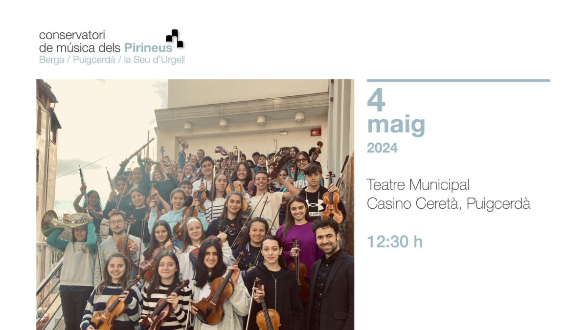 Cartell dels concerts d'orquestra simfònica