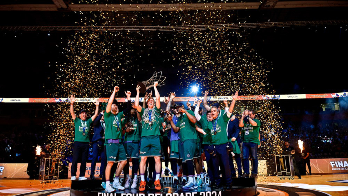 L’Unicaja va guanyar diumenge la seva primera Basketball Champions League.