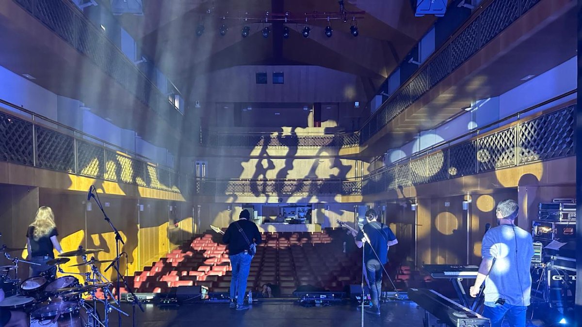 Assaig de Persefone a l'Auditori Nacional.