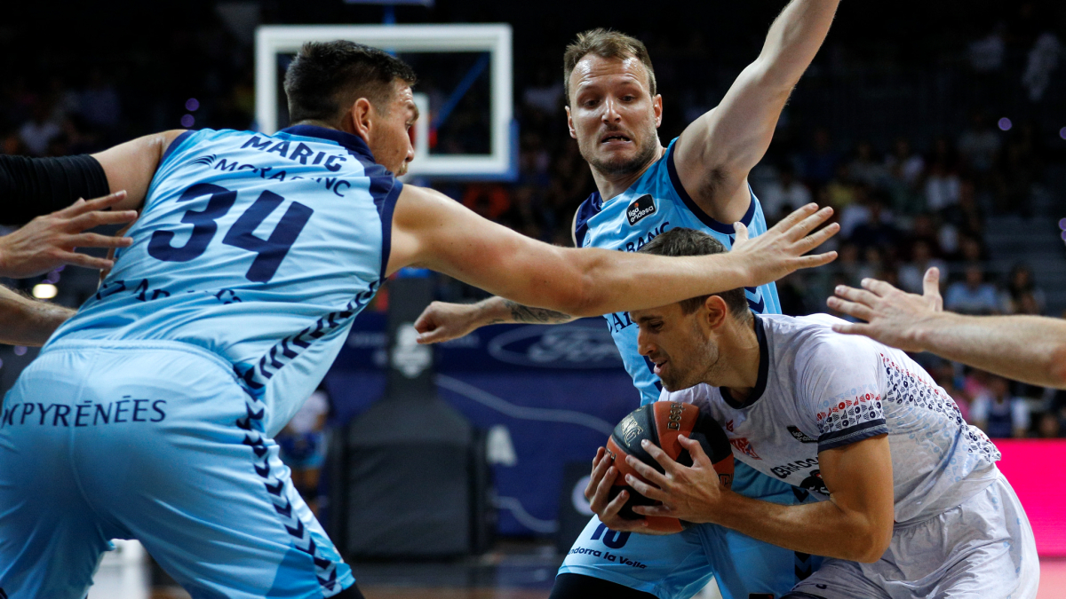El MoraBanc va imposar-se a l’Obradoiro al Poliesportiu.