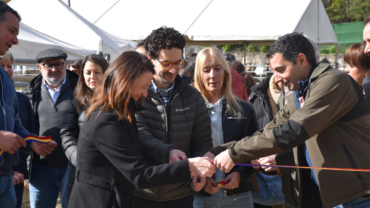 El ministre inaugurant l'esdeveniment