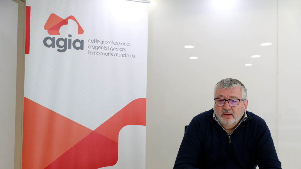 El president de l’AGIA, Gerard Casellas, en una entrevista al Diari.