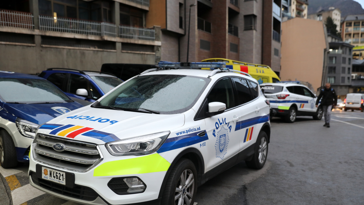 Un vehicle de la policia.