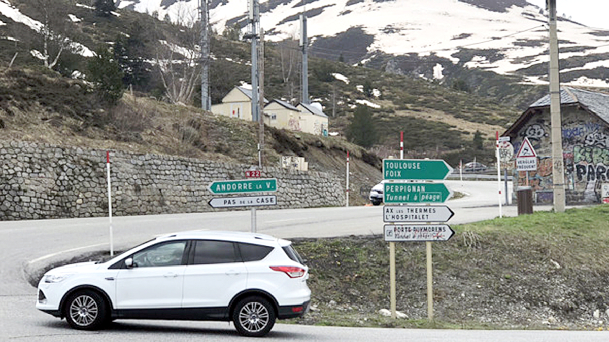 L’RN-320 a l’altura de l’Ospitalet.